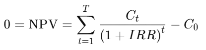 IRR Calculator - Calculate Internal Rate of Return 2 irr formula